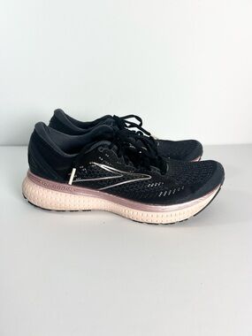 Brooks Glycerin 19 sneakers Black Light Pink 8/8.5 athletic shoes